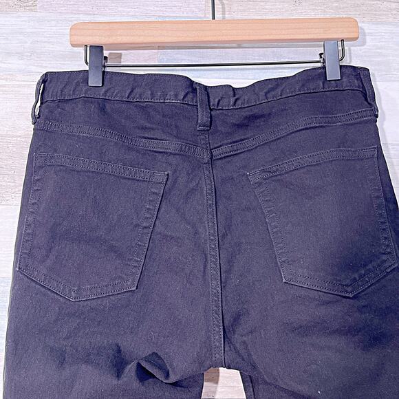 OLD NAVY Built In Flex Skinny Jeans Black Stretch Denim Mens 33x30 - Picture 5 of 7